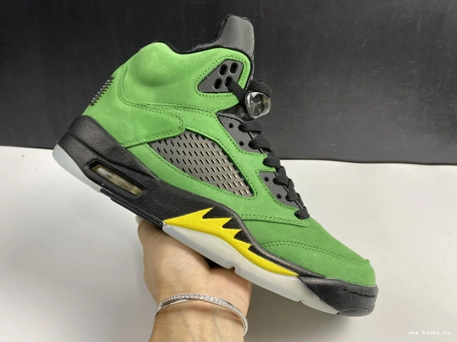 Rep Onekick 5 CK6631-307 Air Jordan SE Oregon Ducks 0607